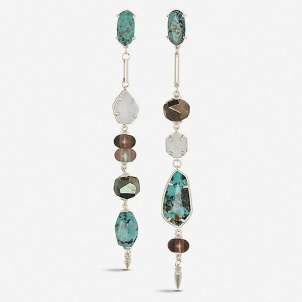 AUTH. Kendra Scott Asymmetrical Cosette Earrings